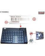 POS KEYBOARD TA85P/SCR cpl. bk