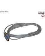 sensor cable M12, 4pol, ma/fe 3m