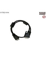 DVI-D Cable, 0.75M bk