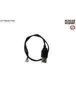 MSR/iButton Cable, USB-A_PHR-5, bk,0.35M