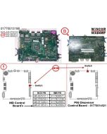 NCR:NID DISPENSER CONTROL BOARD TOP ASS
