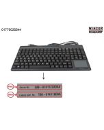 WN TA135 KB,Qwerty touchpad,MSR,bk USB