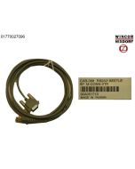 RS232 STRAIGHT CABLE 9 PIN MALE