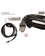 9E CABLE TO 15 WAY D TYPE