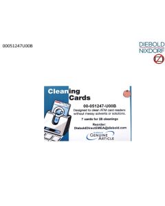 CARD READER CLEANING CARDS 7PK