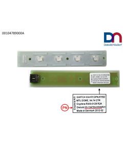 SWITCH,004 KY,OPN KYBD,MTL DOME,54.74 CT