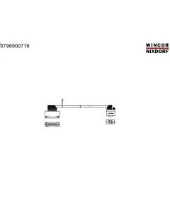 CABLE BBA2 25PIN-F - 9PIN-F