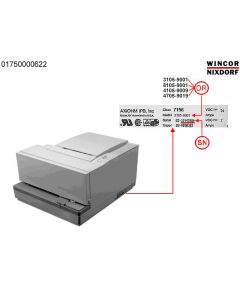 OEM-printer A756-RS232;cutter