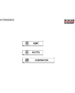 Label kit braille 2050 SWE