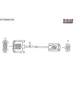 Data cable RTS/CTS 25M/9F  2M