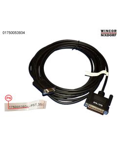 Data cable RTS/CTS 25M/9F  6M Black