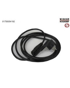 Power Cord 2.5m black Stand.