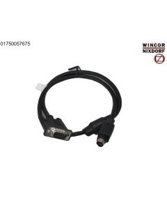 CABLE MINI DIN/MIN-D9P 0,6m Black