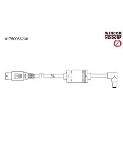 B/i8 LCD pwr cable (4-pin plug),2m,lgy