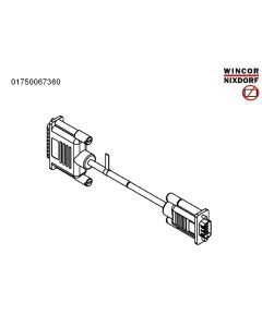 Data cable RTS/CTS 25M/9M COM* 0,4M bk