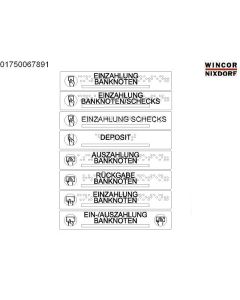 Label kit Braille, deposit DEU