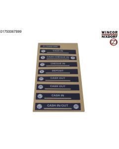 Label kit Braille, Deposit GBR