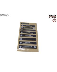 Label kit Braille, deposit USA