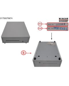 CASHDRAWER KA12AP - RJ12 (LIGHT GREY)