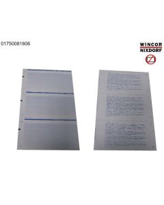 Paper W-Free 12 3/6" with 4 1/6" BM, VB