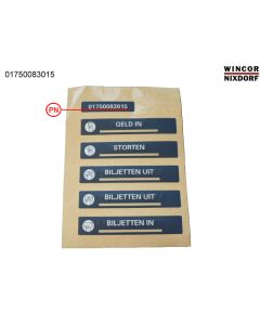 Label kit Braille, deposit NLD RABO