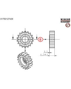 idler gear z18_m1_HVZ_1.4 B
