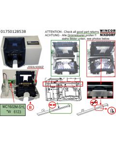 iCash 10 Front Upper Cover Unit