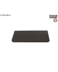 Tray plate stainless steel/wood