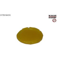 pushbutton shield yellow (M22-XDL-Y)