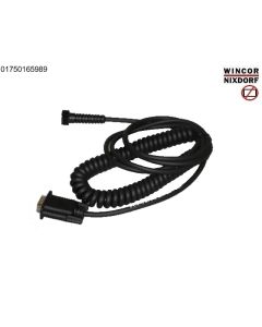 Cable RS232, SNI, W/DTR, Blk, 12'