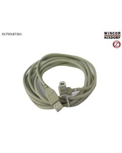 USB-cable A-B_90° 3.0M