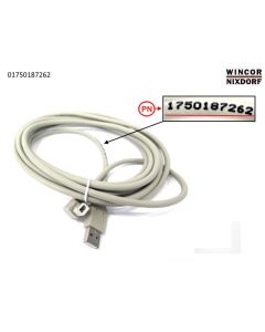 USB-cable A-B_90° 3.5M