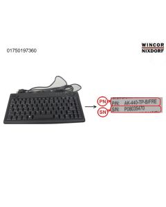 Keyboard OP TKL-086-TB19-Black-PS/2-FR