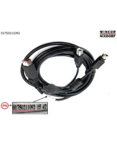 Y-cable pUSB 24V USB-B HOS3pin 3.10M bk