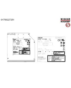 Slimline DVDRW Teac DV-W28S-WS8-Bezel bk