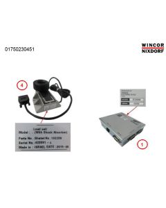 Set Load cell 35kg + scale contr. Shekel