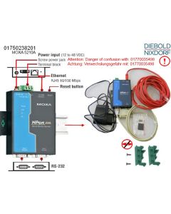 MOXA 5210A 2-port device server