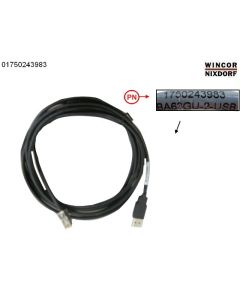 USB to RJ45 cable, 3.0m, black