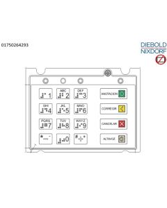 Keyboard V6 EPP BOL Braille CES