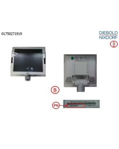 10.4" TFT LCD, T-joint, w/o p/cord,lgy