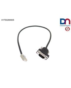 RS232 to RJ45 cable, 42cm, black