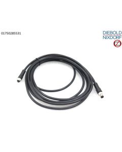 extension cable M8 screened 3,0m