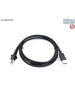 USB Type A cable black 2.00m