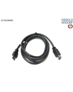 USB-3.0 cable A-B 1.8m bk