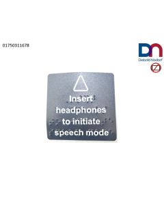 Logo Headphone Braille NSL (60.5x60.5)