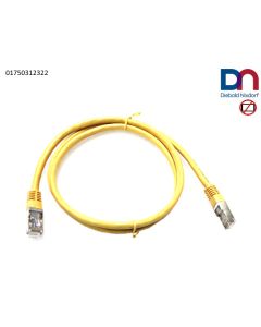 PY: TP cable 1m 2x RJ45 Cat6 yell. S/FTP