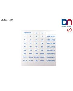 label set banknote VDS (32/15,5x8)