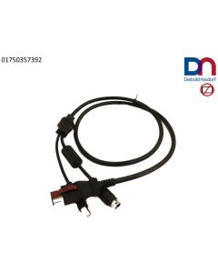 Y-Cable PUSB 24V(ID) USB-B HOS3P 1.1M bk