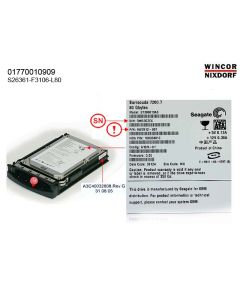 HDD SATA 7.2k  80GB hot plug