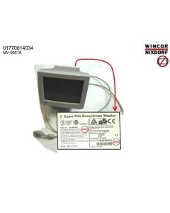 NCR:9 INCH MONO VGA MONITOR